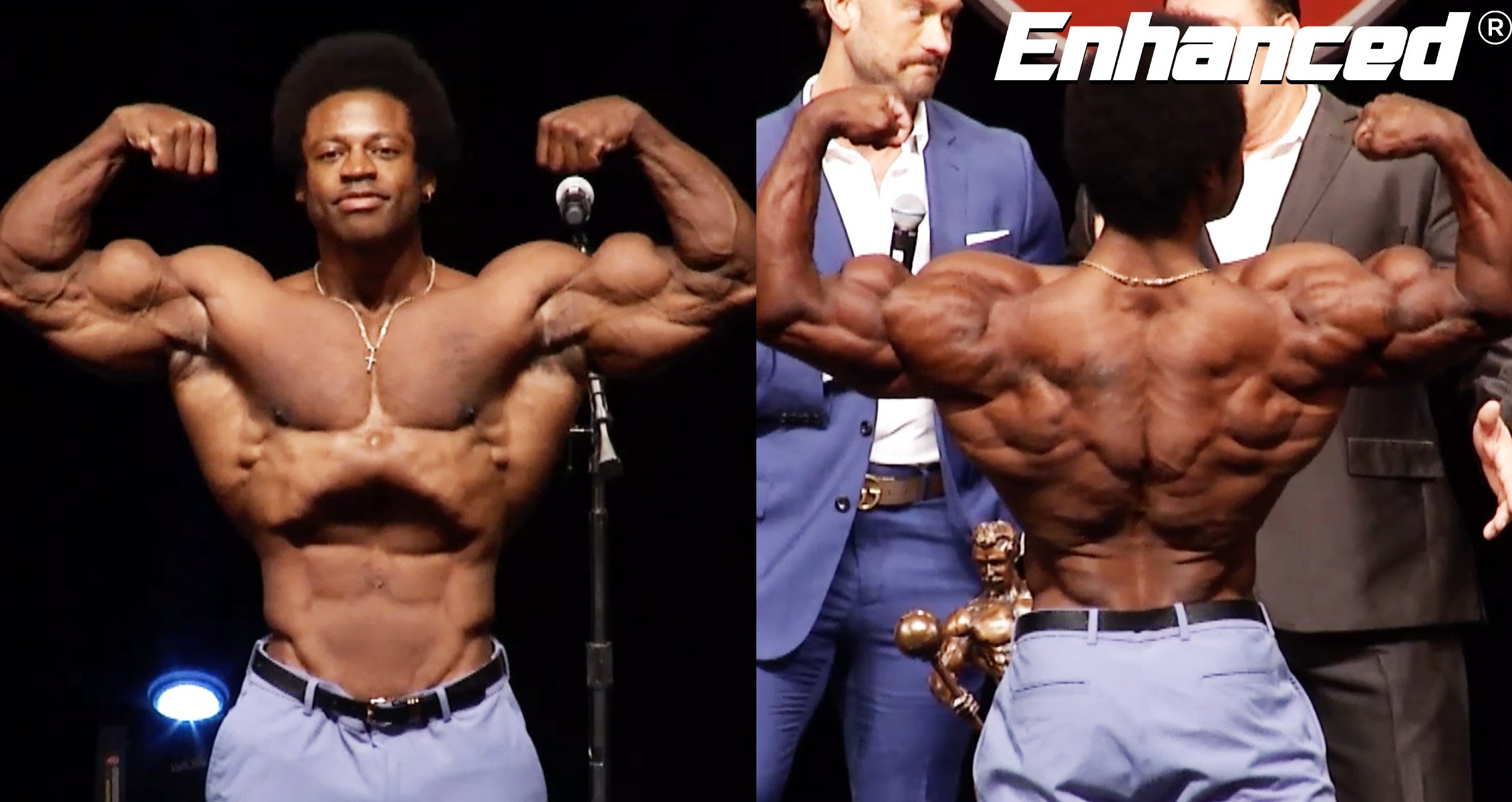 Breon Ansley Shows Sneak Peek Of Physique At Olympia Press Conference