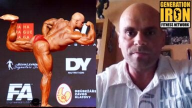 Lukas Osladil bodybuilding posing