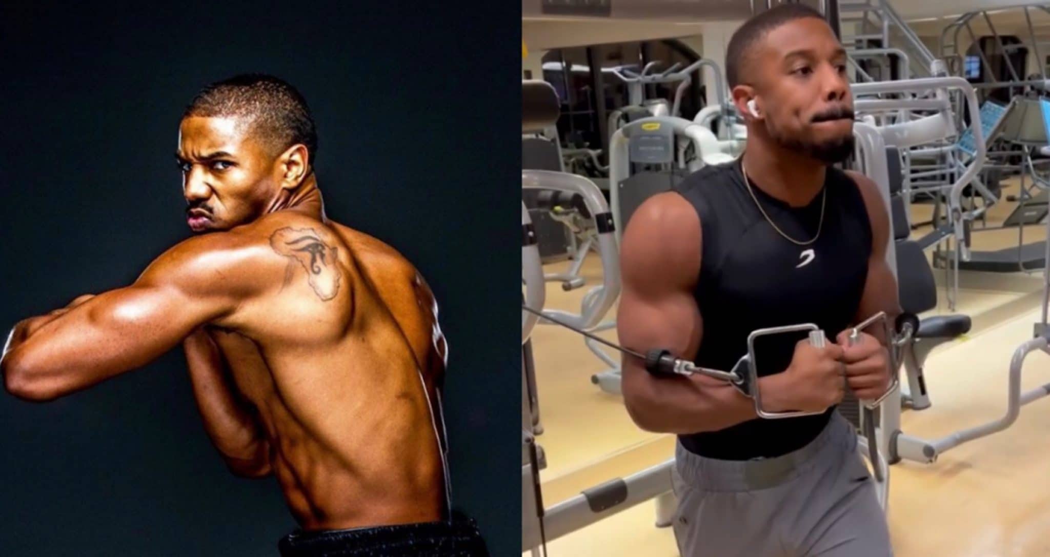 Michael B. Jordan Looks Jacked In Upper Body Training For Creed 3