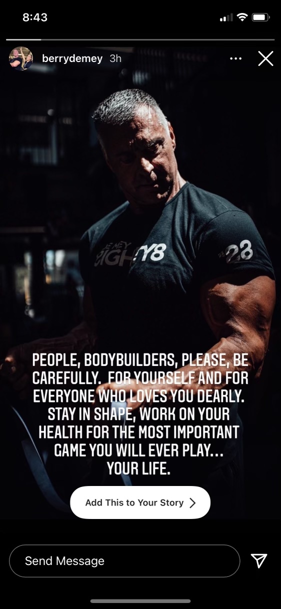 Bodybuilder health