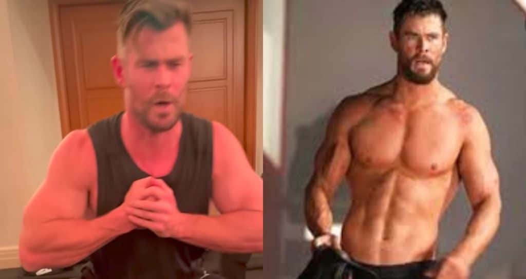 Chris Hemsworth Pilates
