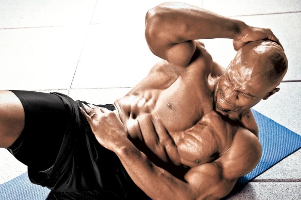 Oblique crunch