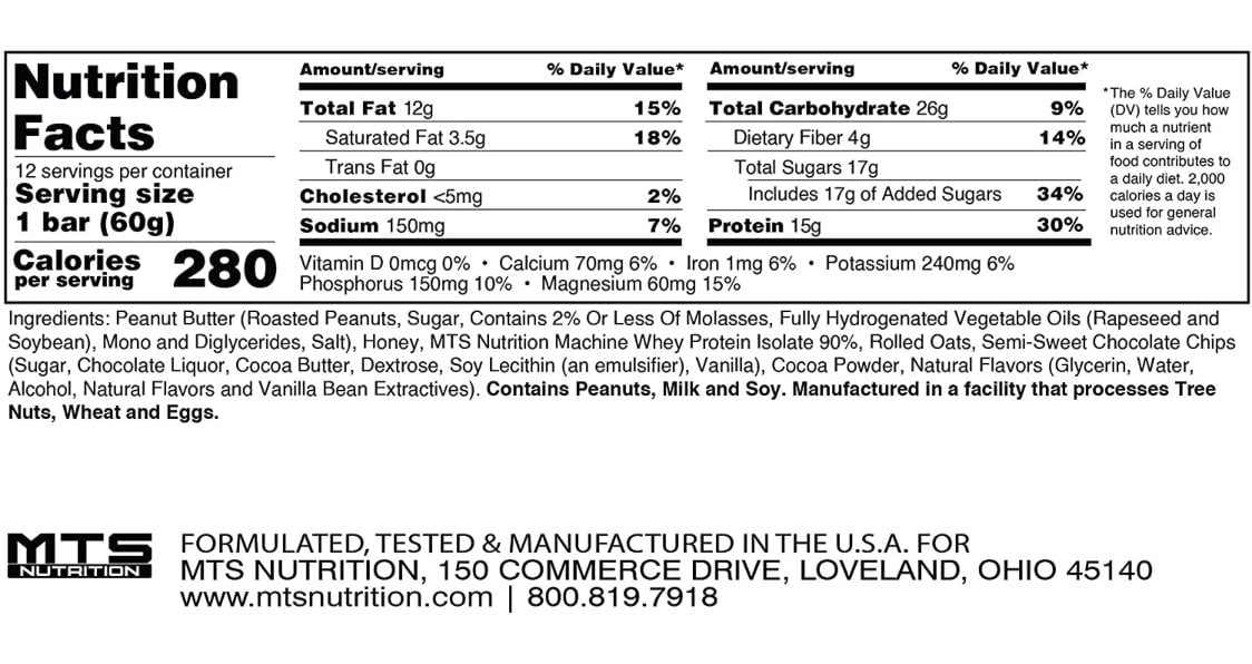 MTS Nutrition Outright Bar