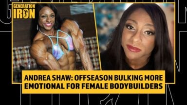 Andrea Shaw women's bodybuilding offseason bulk