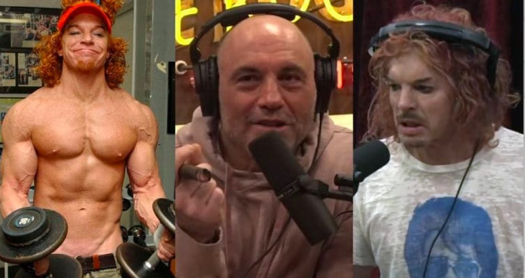 Carrot Top and Joe Rogan