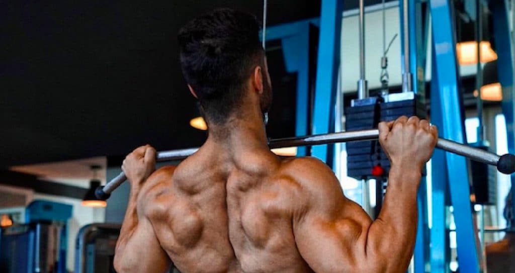 reverse grip lat pulldown