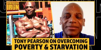 Tony Pearson poverty before bodybuilding