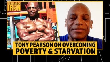 Tony Pearson poverty before bodybuilding