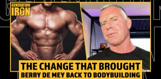 Berry De Mey bodybuilding change