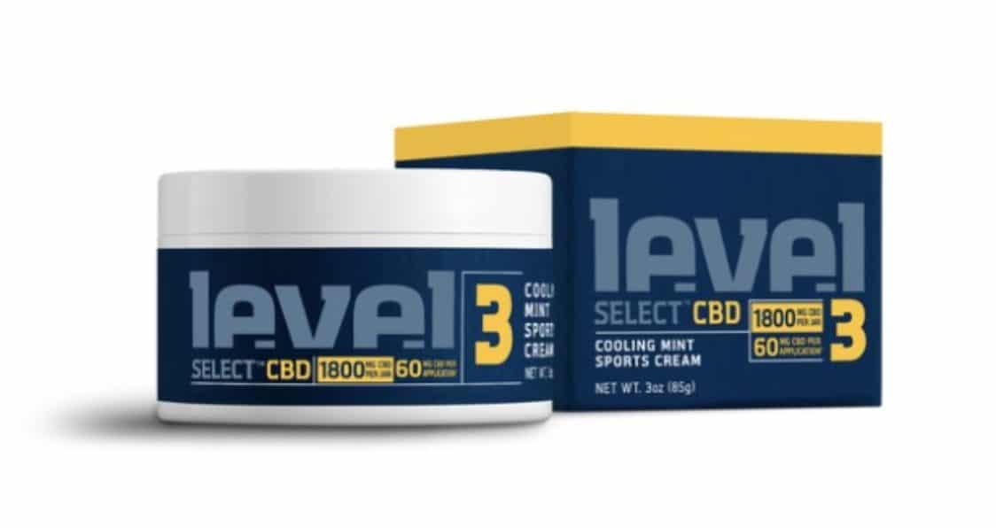 Level Select CBD Level 3 Sports Cream