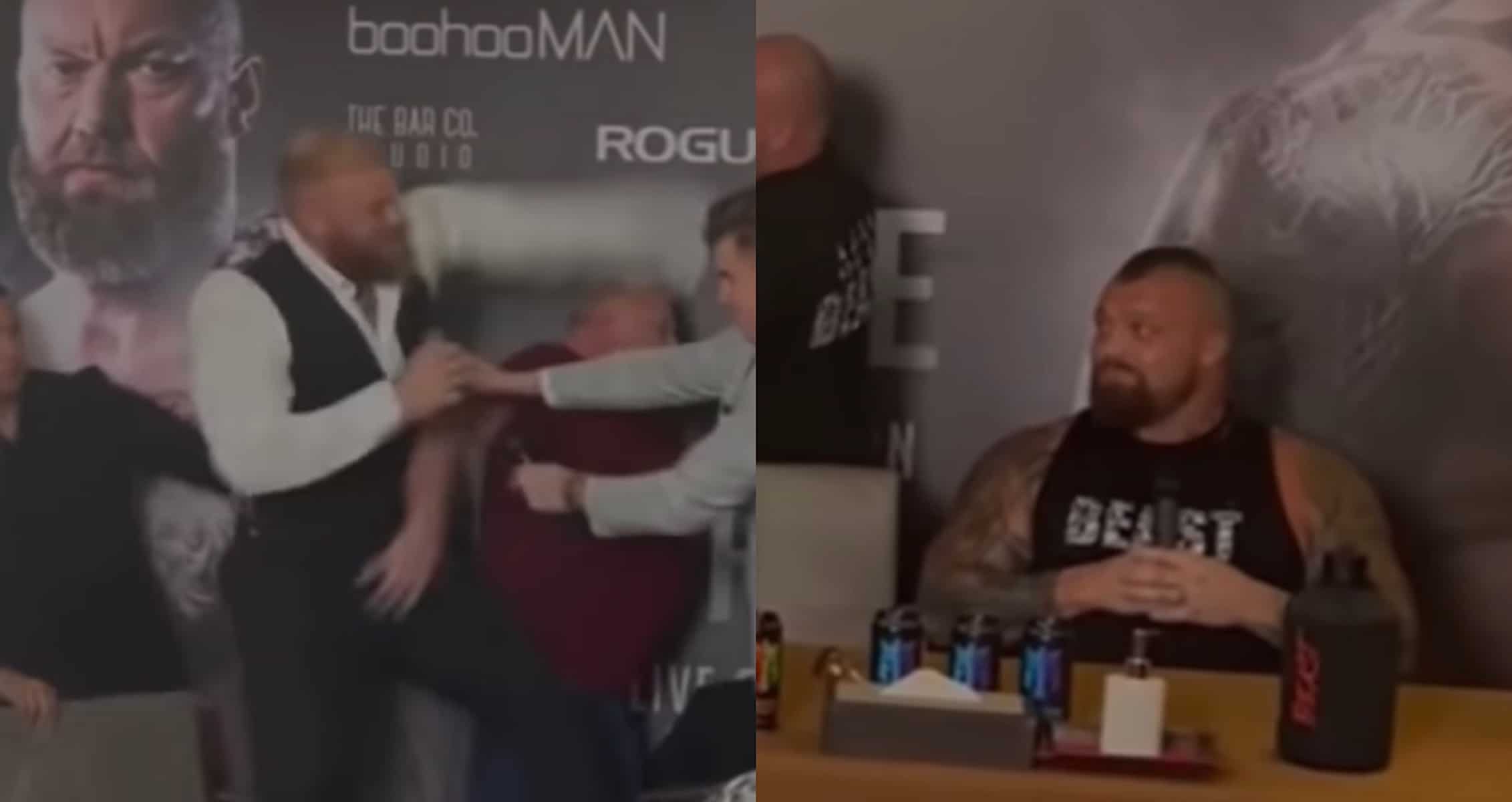 Eddie Hall Mentions Mom of Thor Bjornsson, Nearly Come to Blows