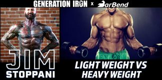 Jim Stoppani light weight vs heavy weight bodybuilding