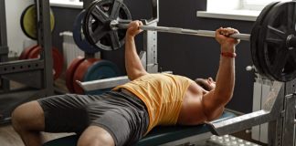 bench press elbow position