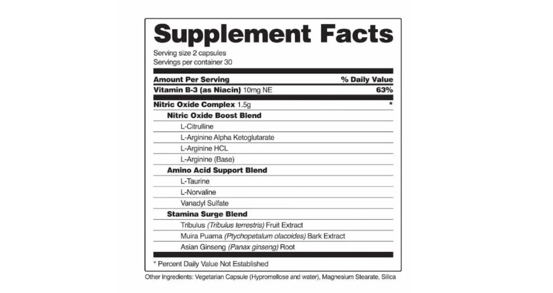 Snap Supplements Nitric Oxide Booster 