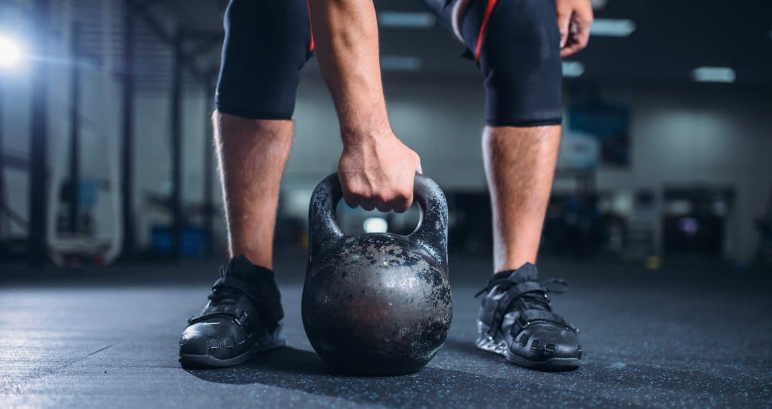 kettlebell circuit training and kettlebell triceps extensions