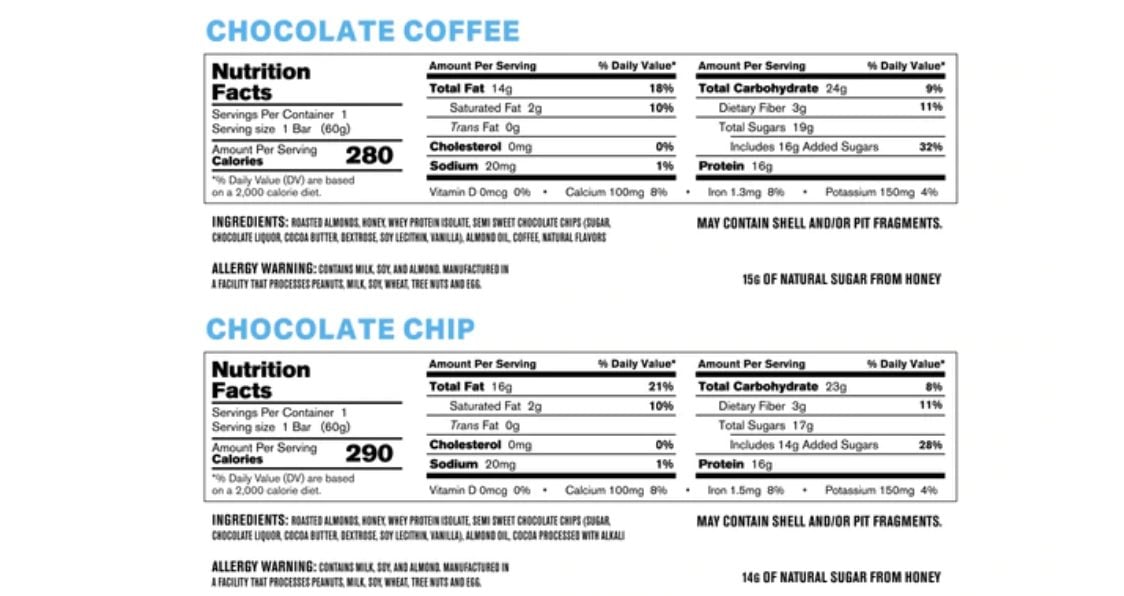 Transparent Labs UNCUT High Protein Energy Bars