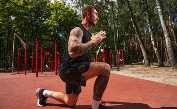 step up lunges