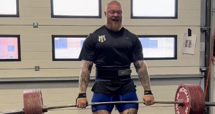 Hafthor Bjornsson a.k.a The Mountain, Squats 300 kg (661 lb) for Two Reps