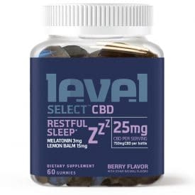 Level Select Restful Sleep CBD Gummies