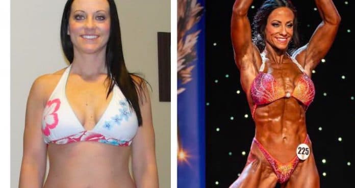 Tiffany Stosich 4 year transformation after bearing second child