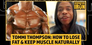 Tommi Thompson natural bodybuilder lose weight keep muscle