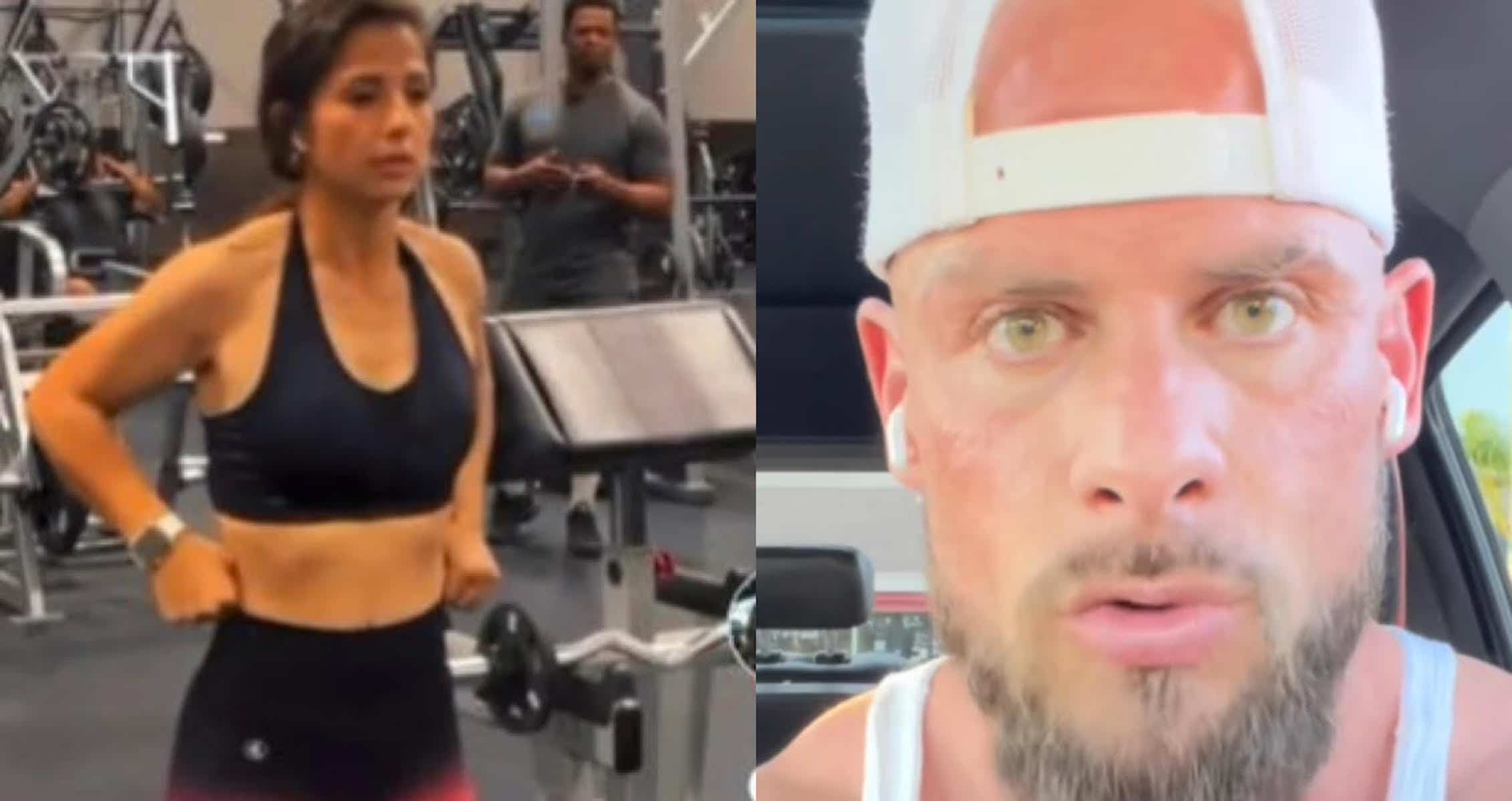 Gym Bro Gets Angry At Girls Working Out in A Joke Tik Tok Video