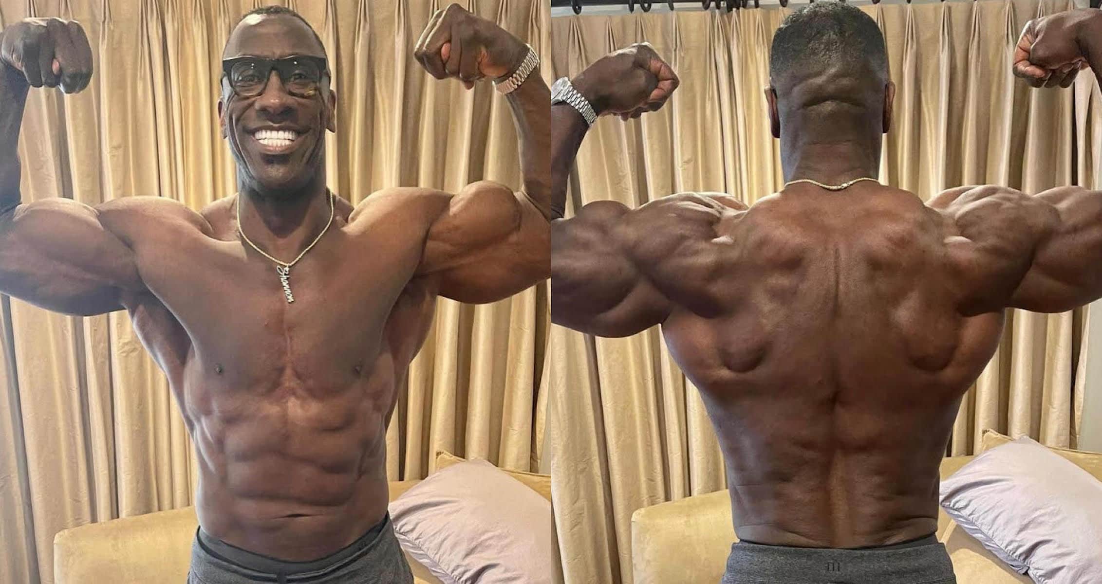 Phil Heath Leads NFL Hall of Famer Shannon Sharpe Through Bodybuilding  Training Session