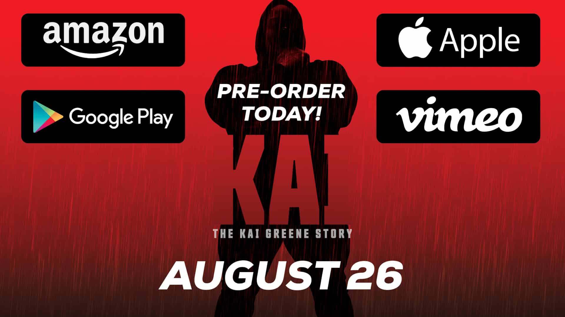 Kai Greene Movie Pre-Order