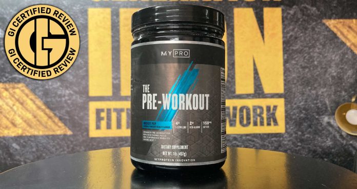 Myprotein The Pre-Workout Review Supplement