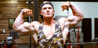 Zac Aynsley arm workout and cable tricep extension