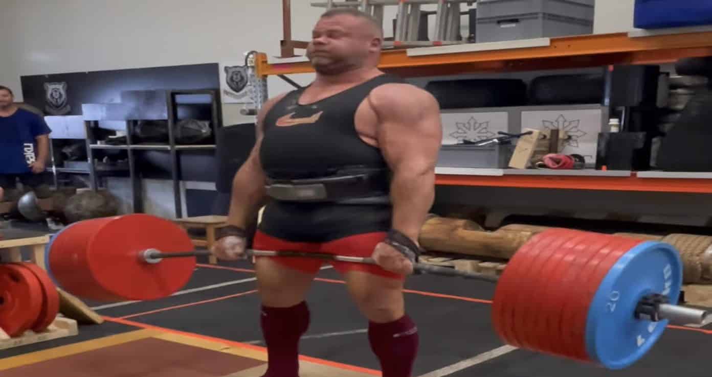 Rauno Heinla Eyeing Master's Deadlift World Record, Crushes Current