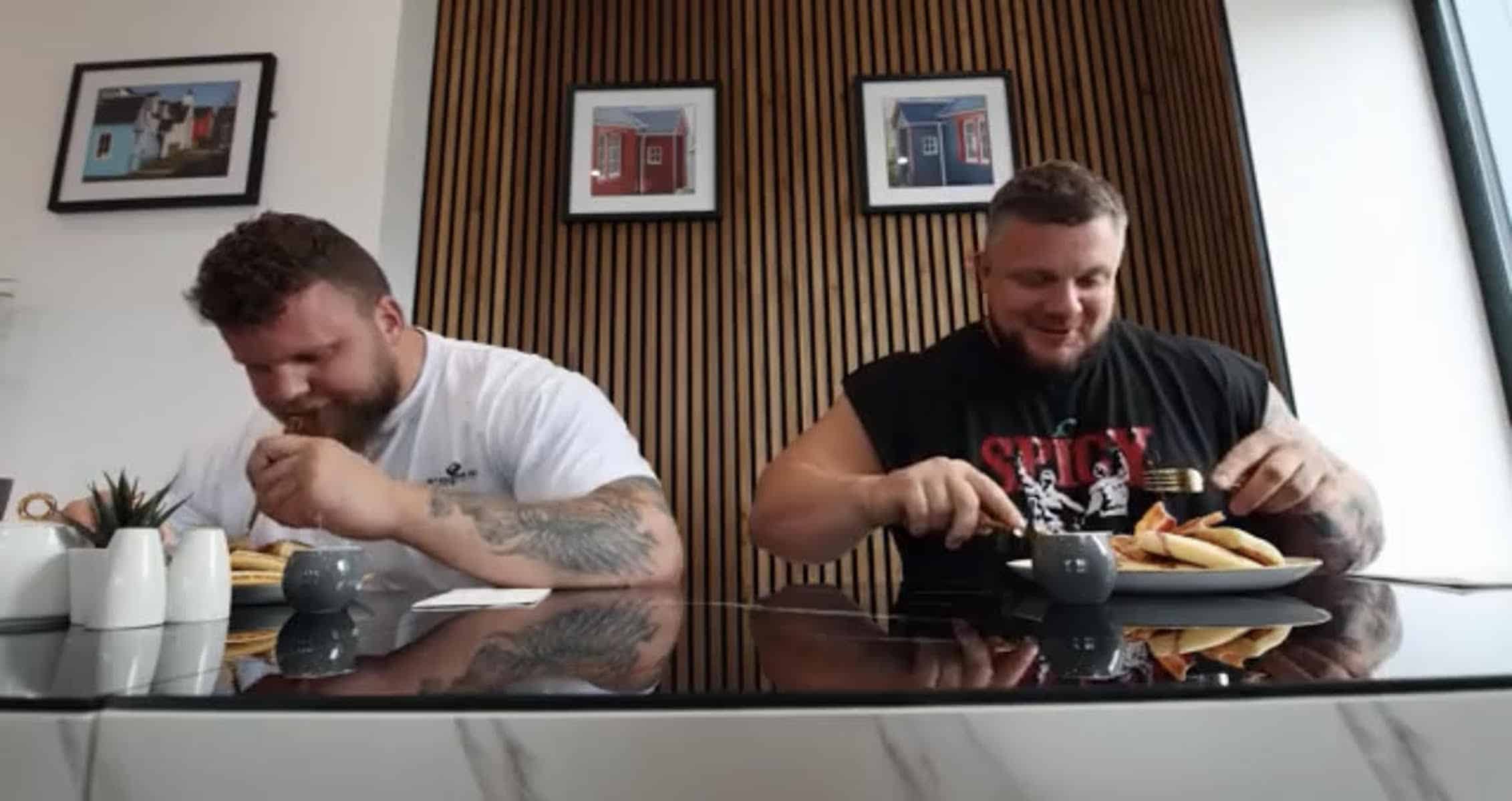 WATCH The Stoltman Brothers Attack A 20,000Calorie Breakfast Challenge