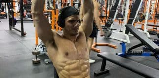 Joe Carabase shoulders and biceps