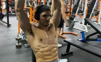 Joe Carabase shoulders and biceps