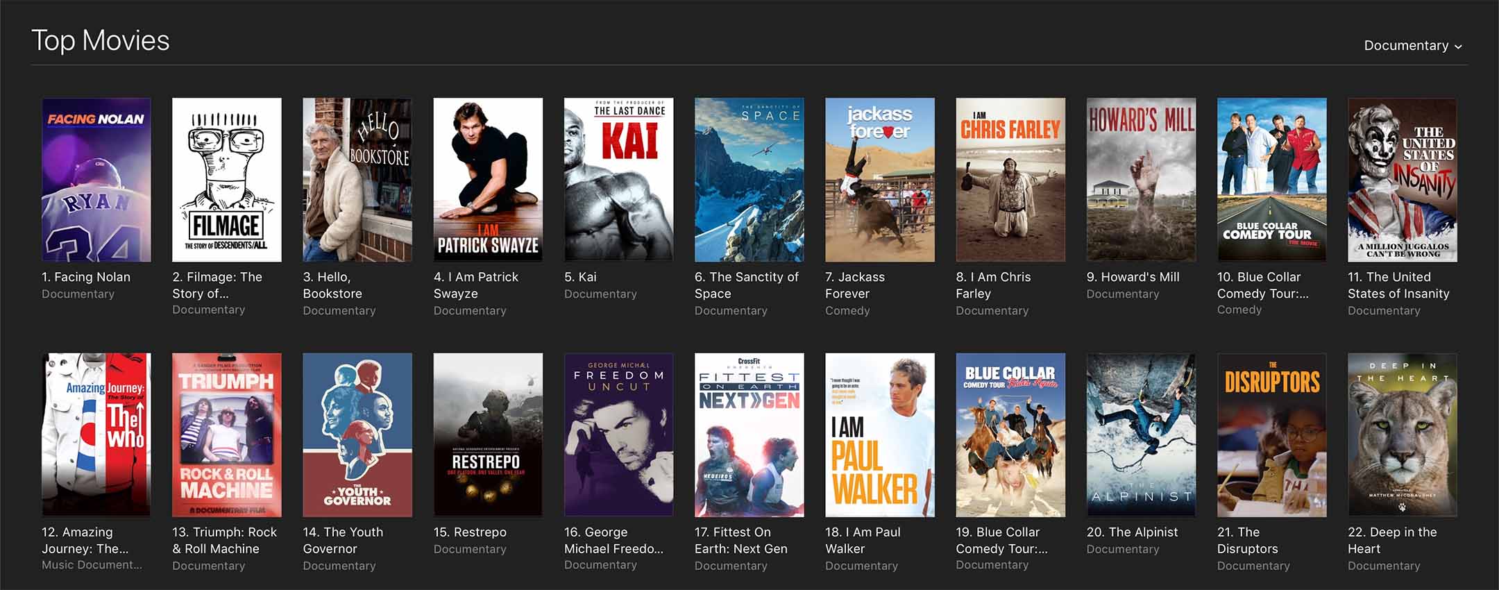 Kai Greene movie Top 5 Documentary iTunes