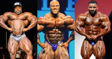 Phil Heath Brandon Curry Hadi Choopan 2022 Olympia