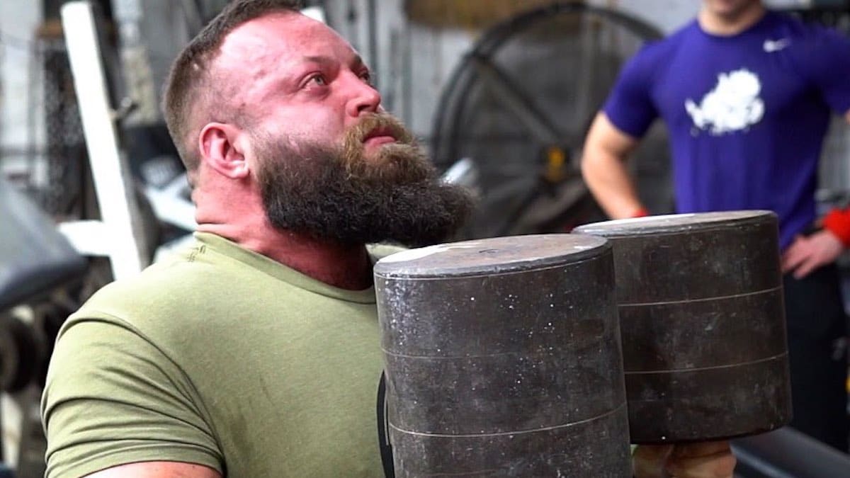 VIDEO Daniel Ryjov Completes EyeOpening 90 Reps Of 225 Pounds On