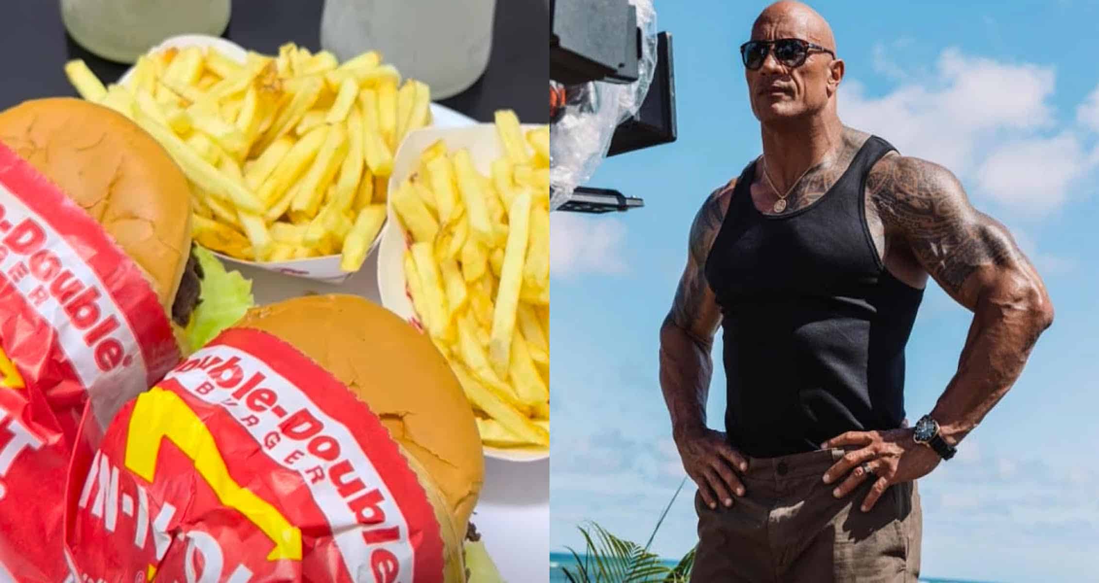 Dwayne 'The Rock' Johnson reveals massive 'cheat meal' including