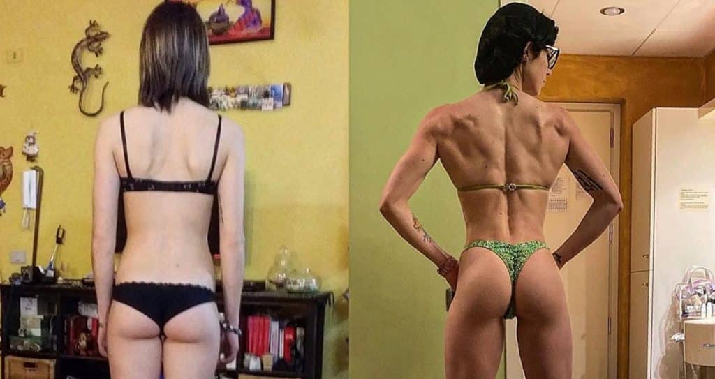 Angelica bikini transformation