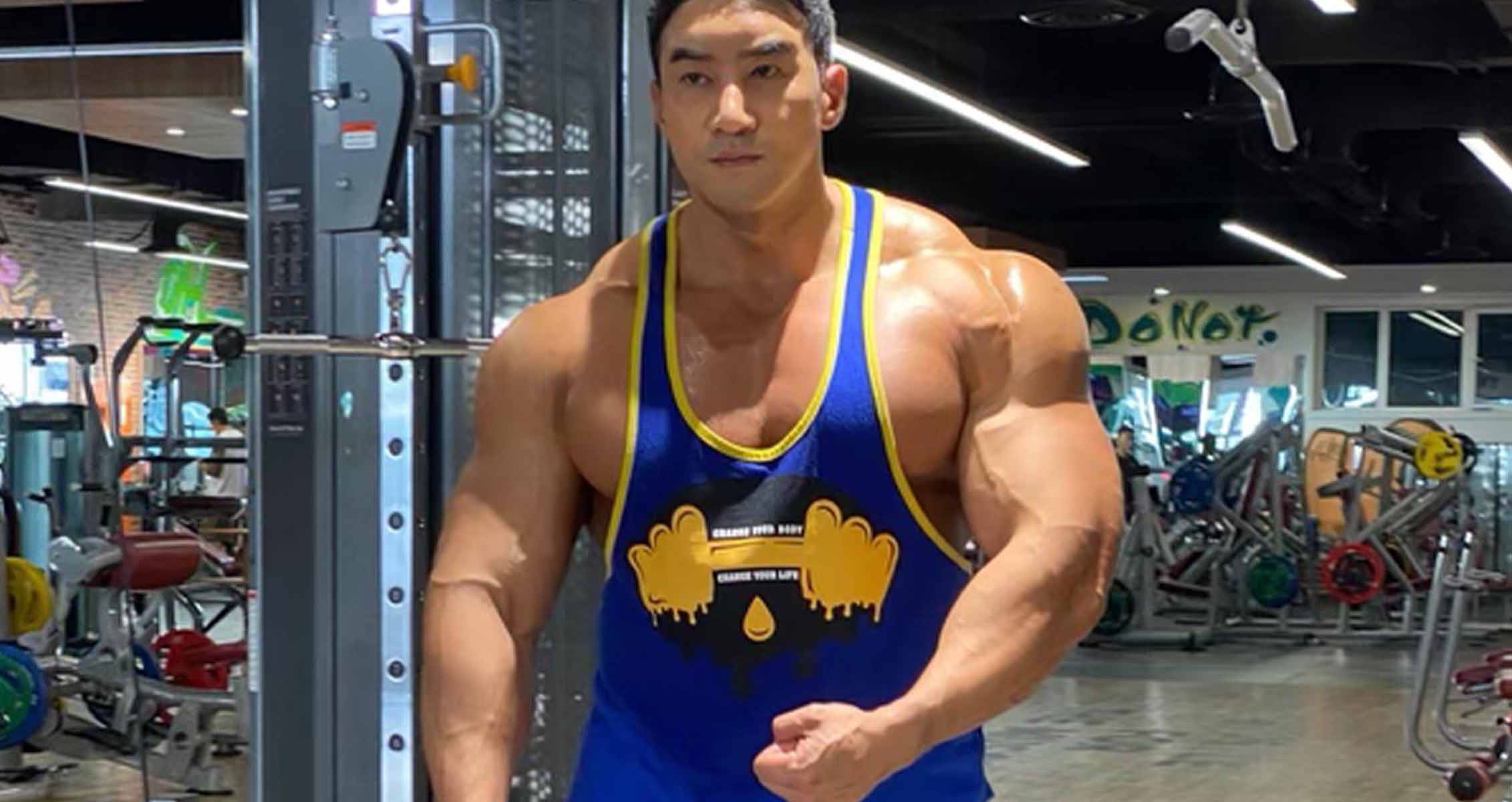 Chul Soon Hwang workout bodybuilder