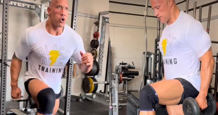 The Rock Has Officially Started Training for DC's Black Adam