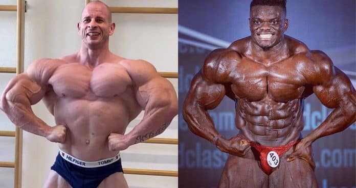 Blessing Awodibu vs Michal Krizo bodybuilding