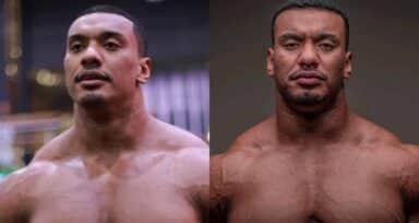 Larry Wheels face before after steroids