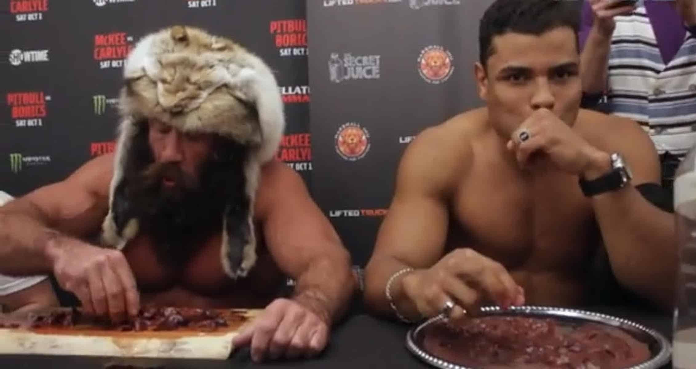 Liver King Crushes A Pound Of Liver And Dominates UFC's Paulo Costa