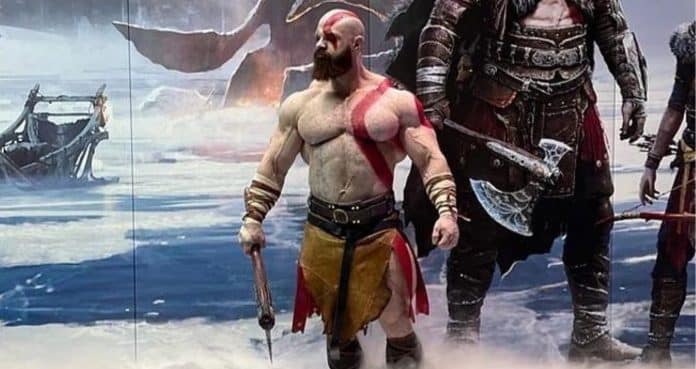 James Hollingshead cosplays Kratos