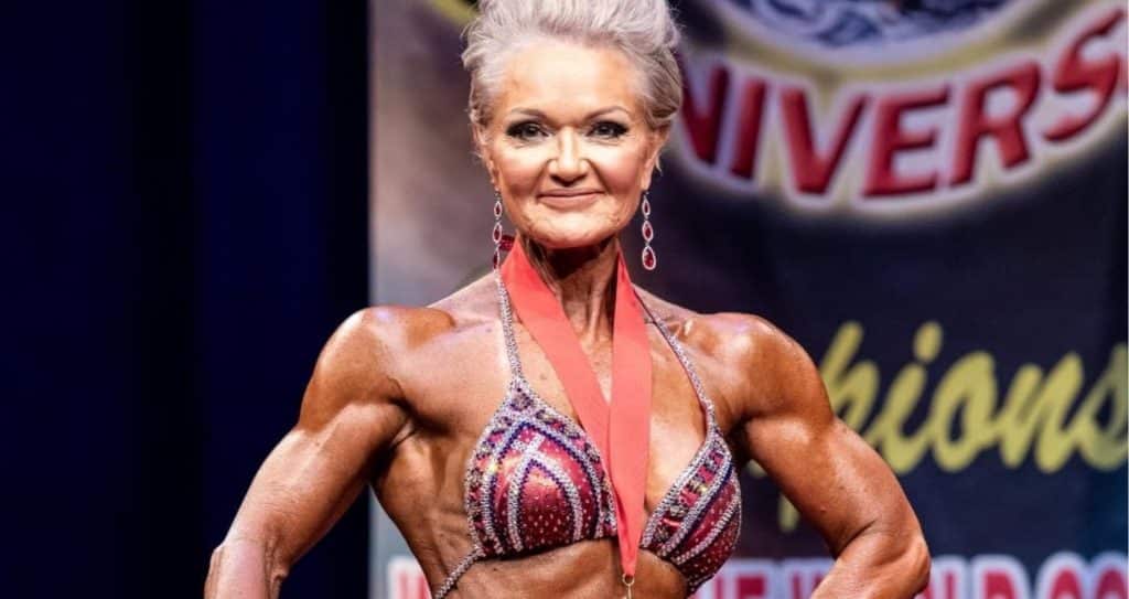 Kay Wiseman Natural Olympia training