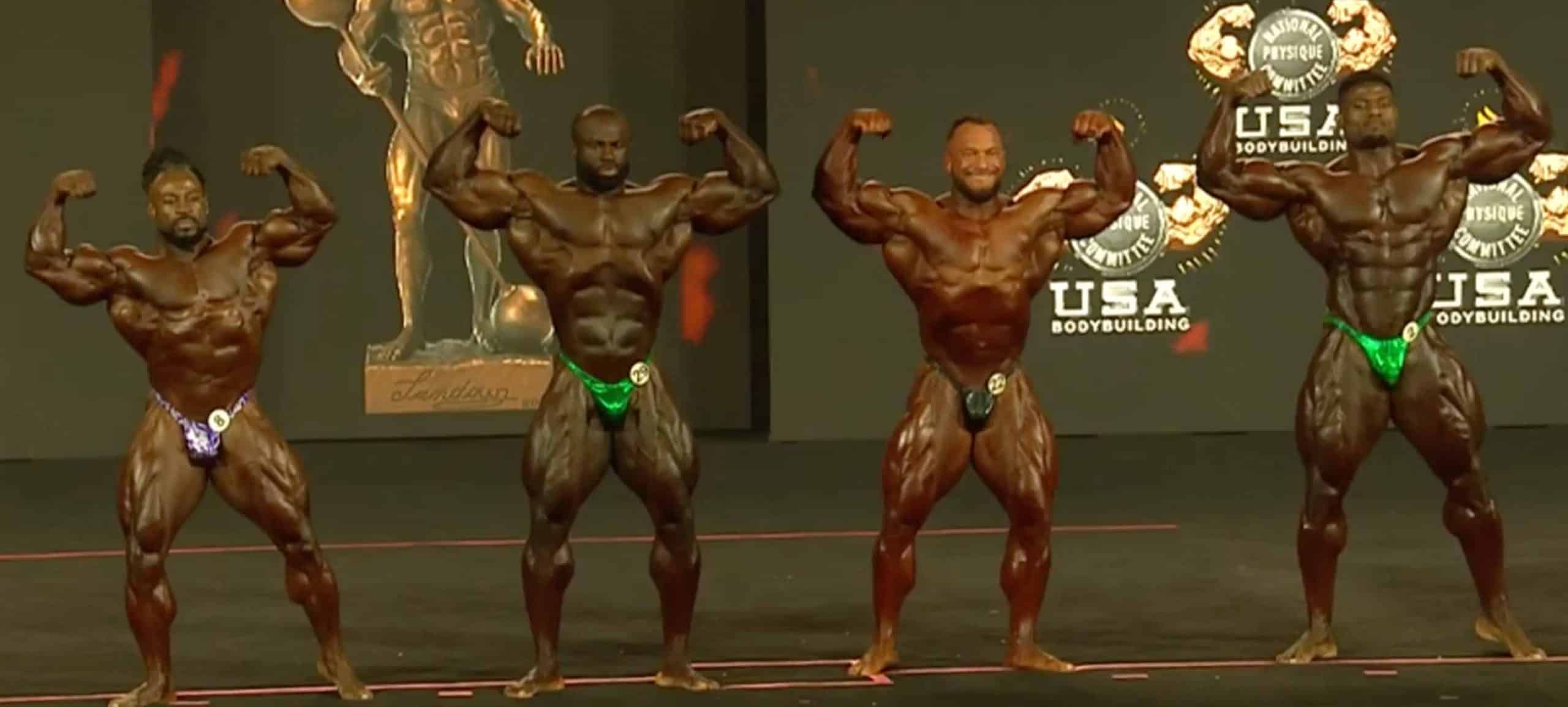 Men's Open Bodybuilding Olympia 2020 Callouts and Comparisons