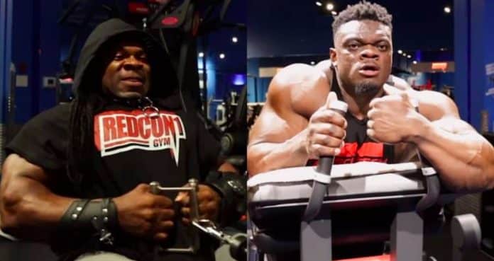 Blessing Awodibu and Kai Greene workout