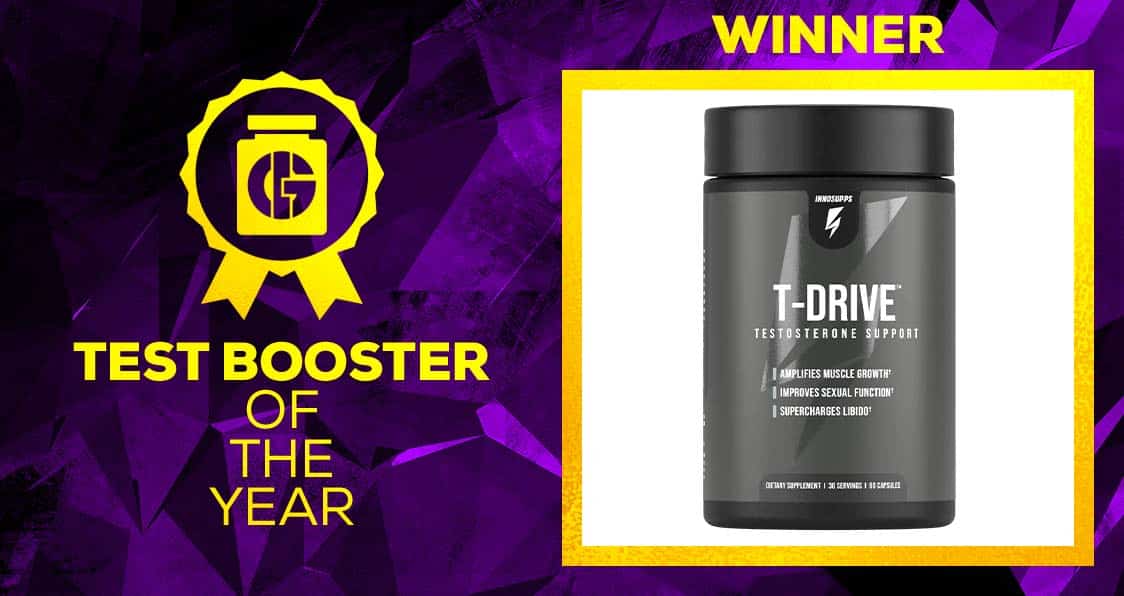 Inno Supps T-Drive Testosterone Booster Of The Year Generation Iron Supplement Awards 2022
