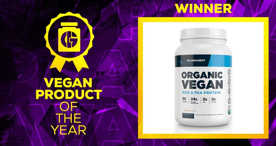 Transparent Labs Organic Vegan Supplement Of The Year Generation Iron Supplement Awards 2022